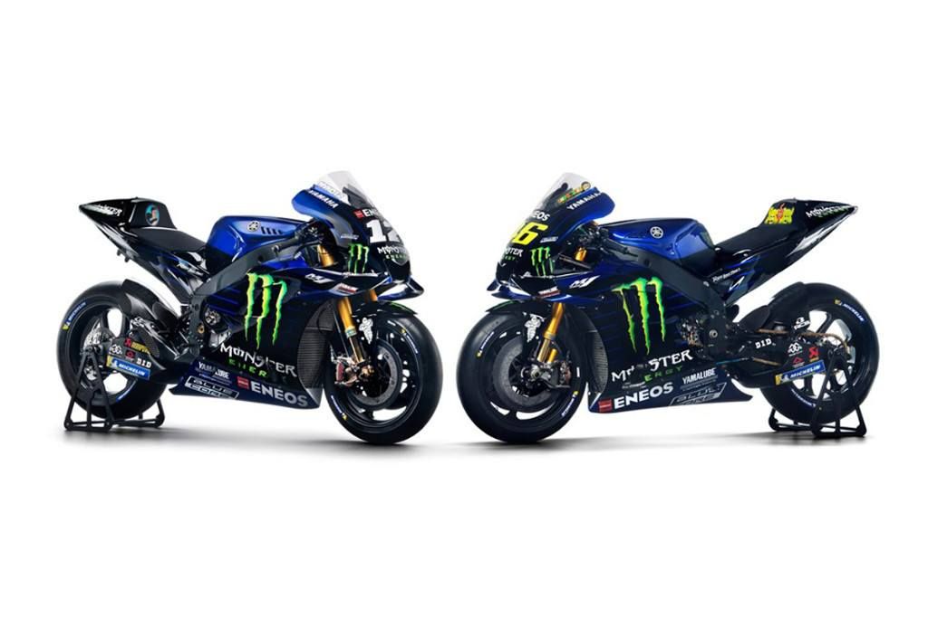 Viñales y Rossi desvelan los nuevos colores de la Yamaha M1