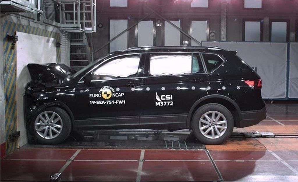 El SEAT Tarraco obtiene la máxima puntuación en las pruebas Euro NCAP