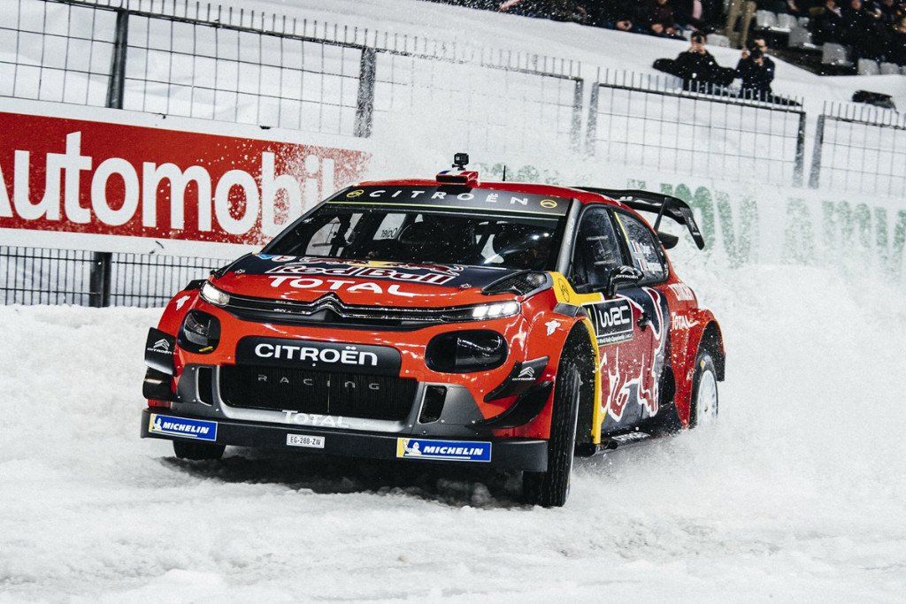 Sébastien Ogier brilla con el C3 WRC en el Stade de France