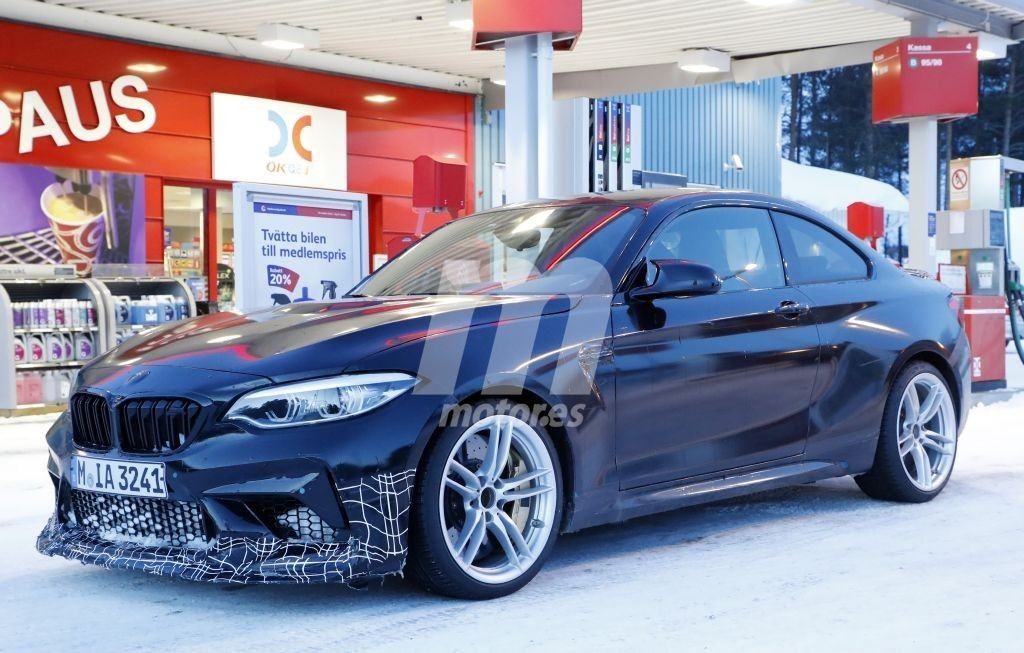 El nuevo BMW M2 CS, con lujo de detalles en nuevas fotos espía