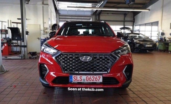 Hyundai Tucson N Line - foto espía frontal