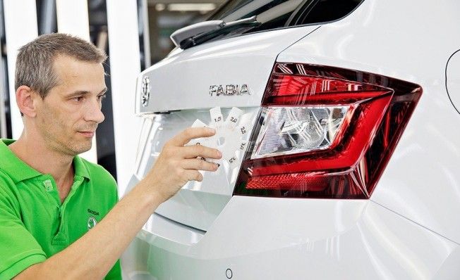 Producción del Skoda Fabia