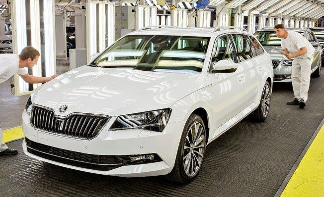 Producción del Skoda Superb Combi