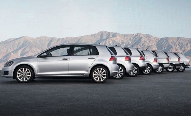 Todas las generaciones del Volkswagen Golf