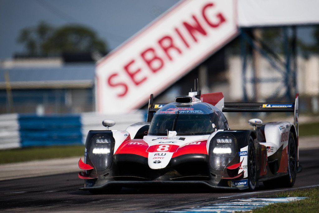 Nakajima coloca al Toyota #8 al frente del FP1 en Sebring