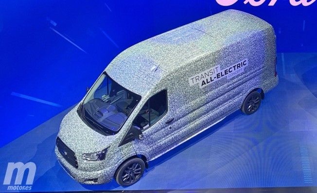 Prototipo de la versión eléctrica del Ford Transit