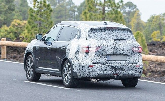 Renault Koleos 2020 - foto espía posterior