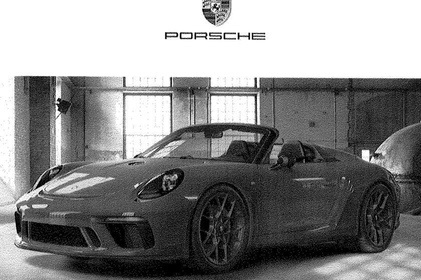 ¿Filtrado el nuevo Porsche 911 Speedster?