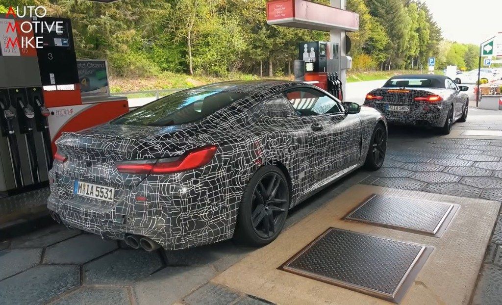 Los prototipos de los BMW M8 Coupé y Cabrio cazados juntos en Nürburgring