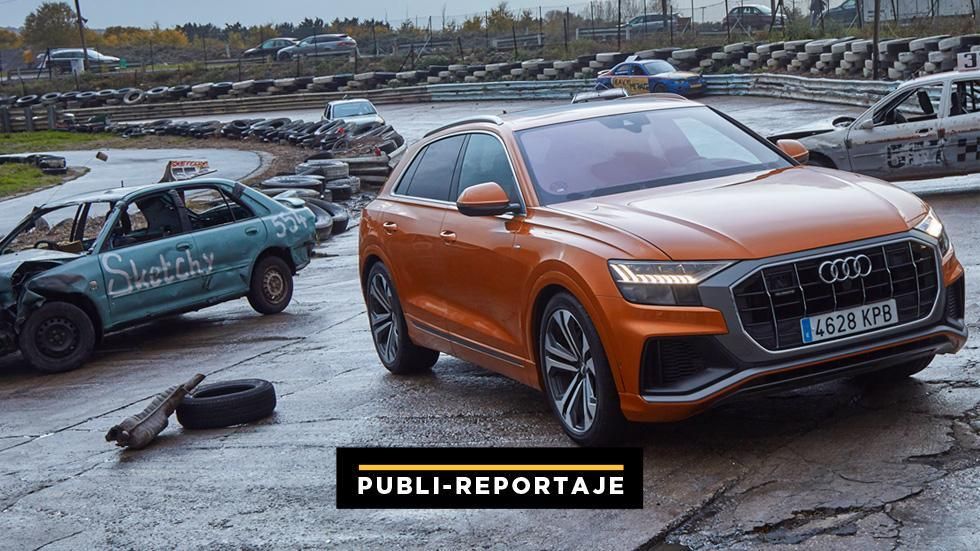 Desafíos Audi Q8: vídeo, así se comporta un Q8 en una batalla de supervivencia