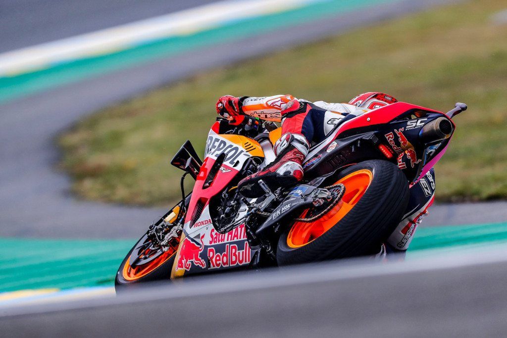 Marc Márquez logra la pole en Le Mans tras caerse en la Q2