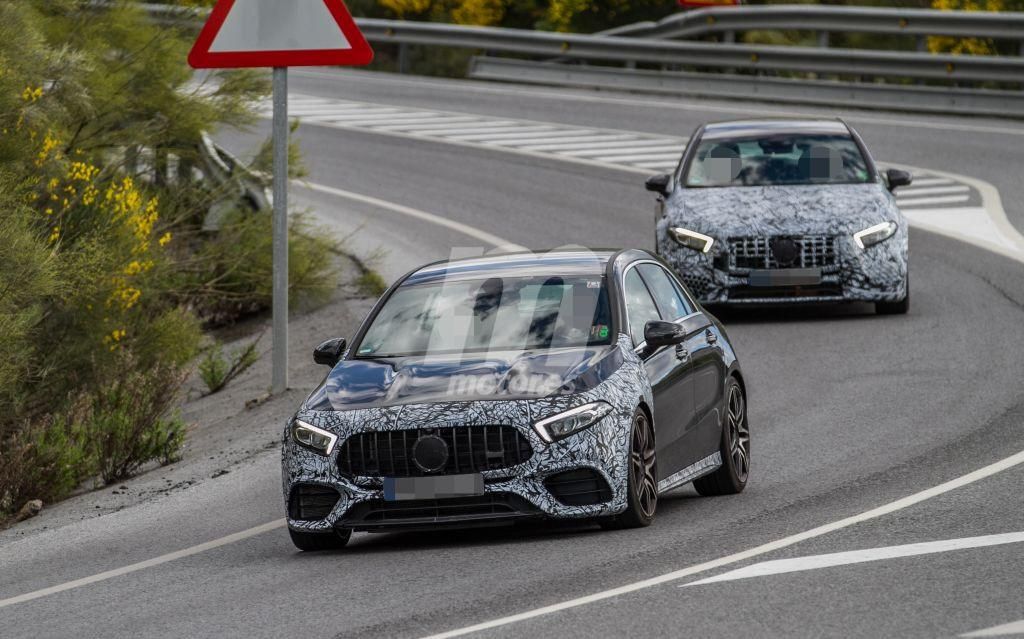 Los prototipos del nuevo Mercedes-AMG A 45 estrenan configuración aerodinámica