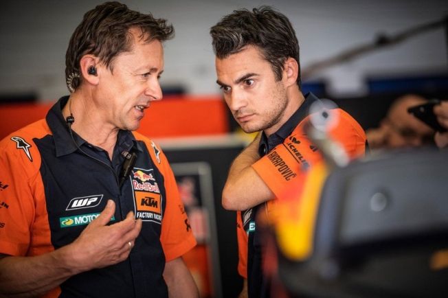 Dani Pedrosa ha vuelto a subirse a la MotoGP de KTM