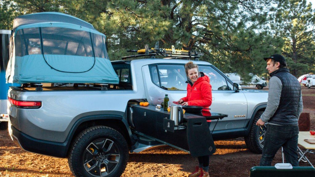 El Rivian R1T es el primer eléctrico que participa en Overland Expo West