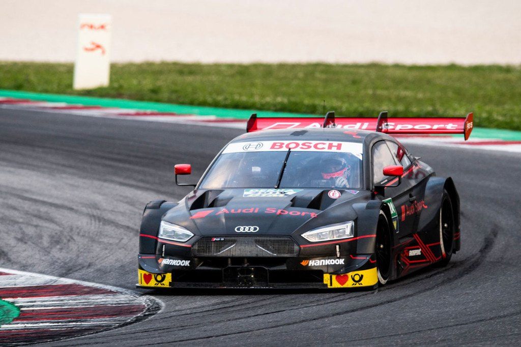 Test de Andrea Dovizioso con el Audi RS 5 DTM en Misano