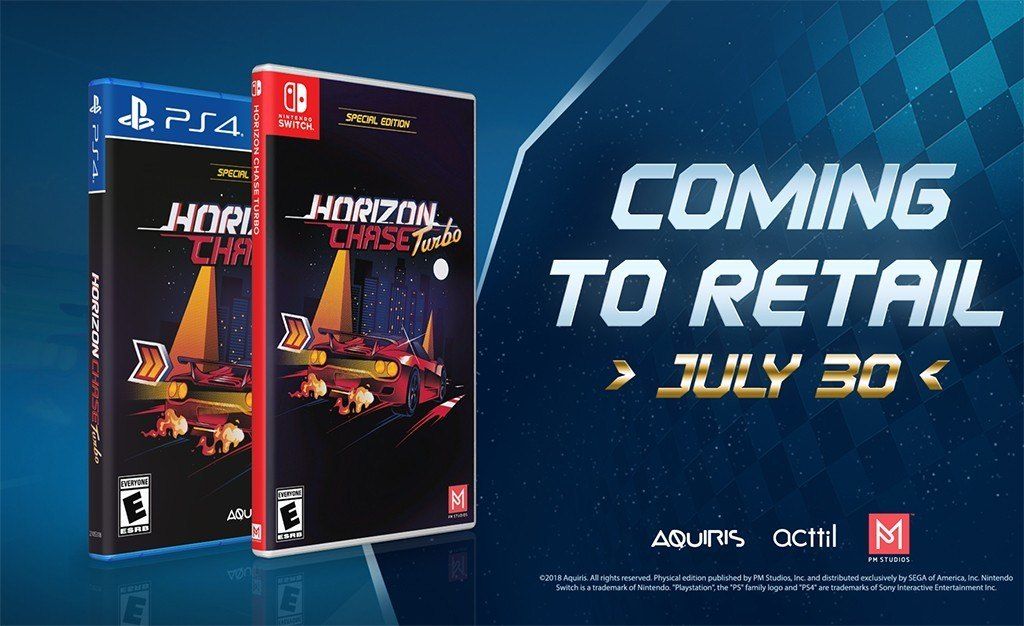 La edición física de Horizon Chase Turbo llegará a Europa