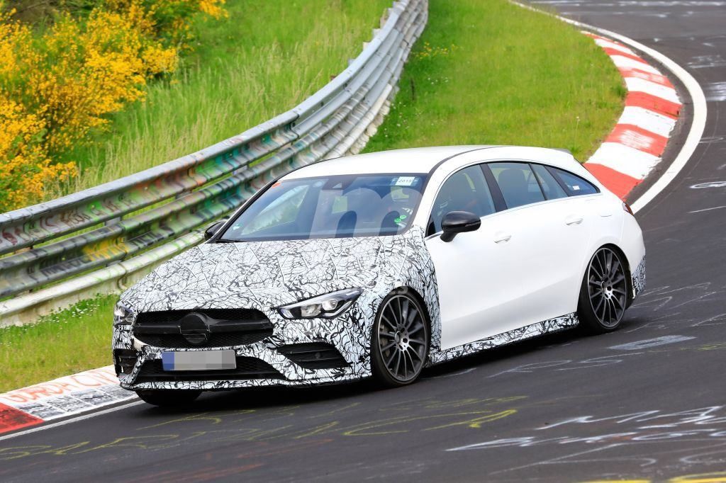 Mercedes-AMG prueba los nuevos CLA 35 y CLA 45 Shooting Brake en Nürburgring