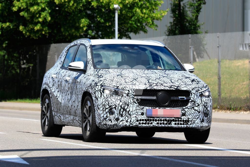 Los nuevos prototipos del Mercedes Clase GLA 2021 desde más cerca