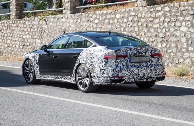 Audi A5 Sportback 2020 - foto espía posterior