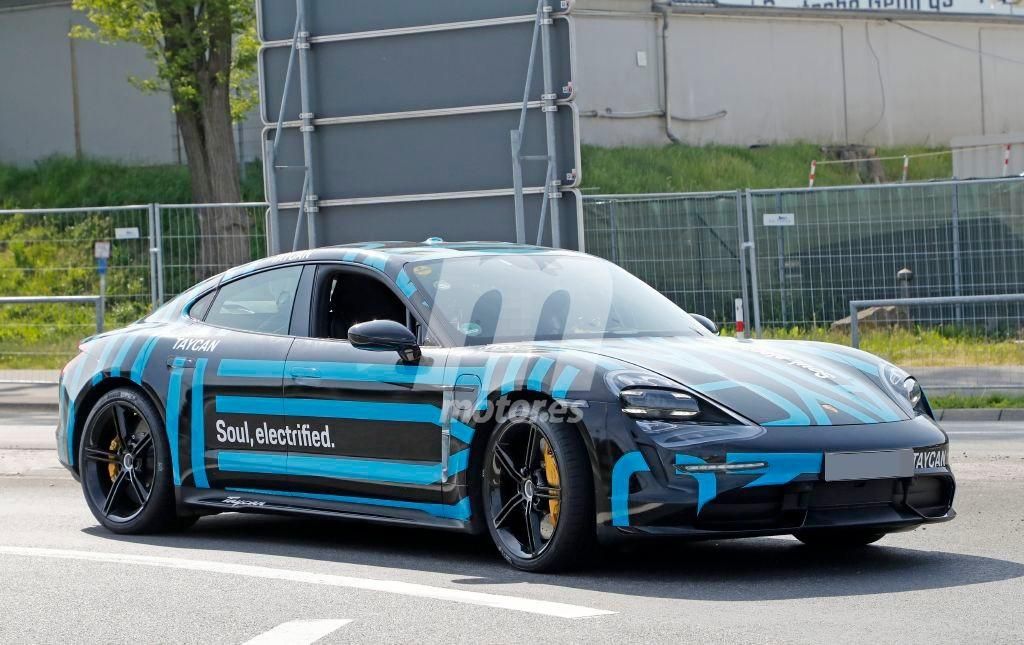 Prototipos de pre-producción del nuevo Porsche Taycan se dejan ver en Nürburgring 