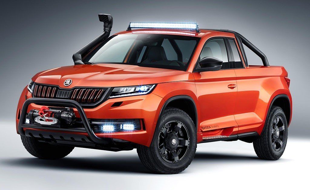 El Skoda Kodiaq se transforma en un pick-up y recibe el nombre de Mountiaq