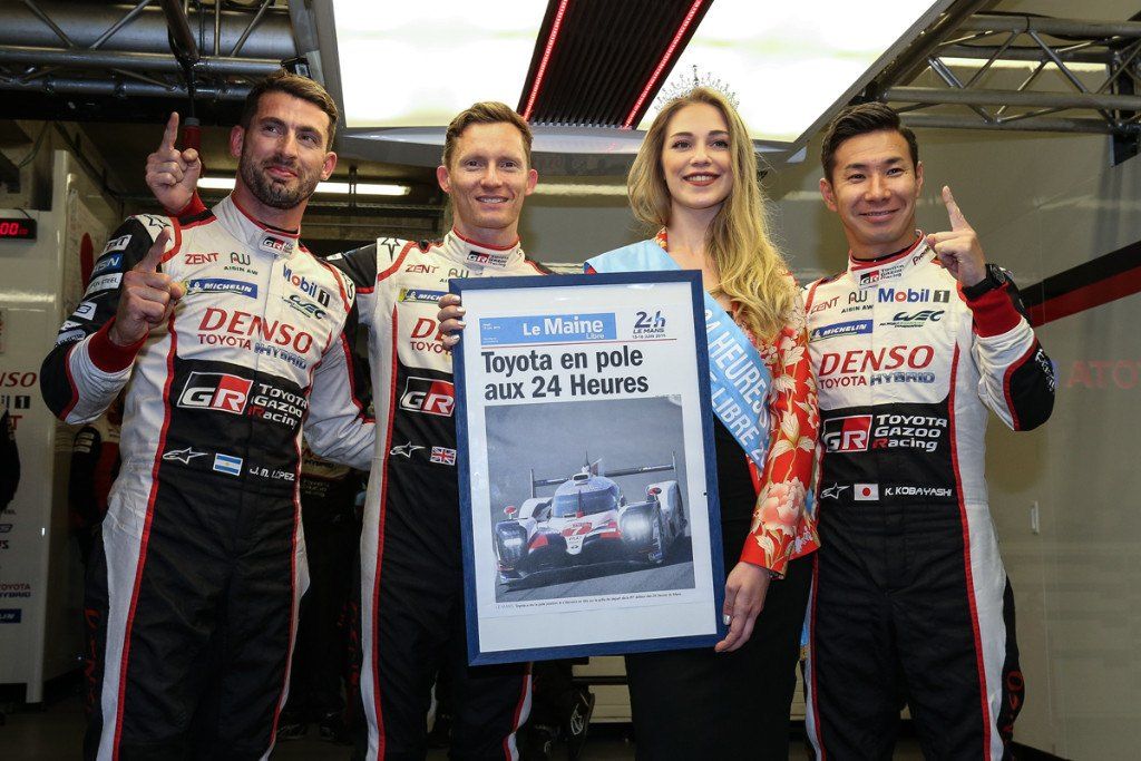 Toyota cumple, doblete en la clasificación de Le Mans