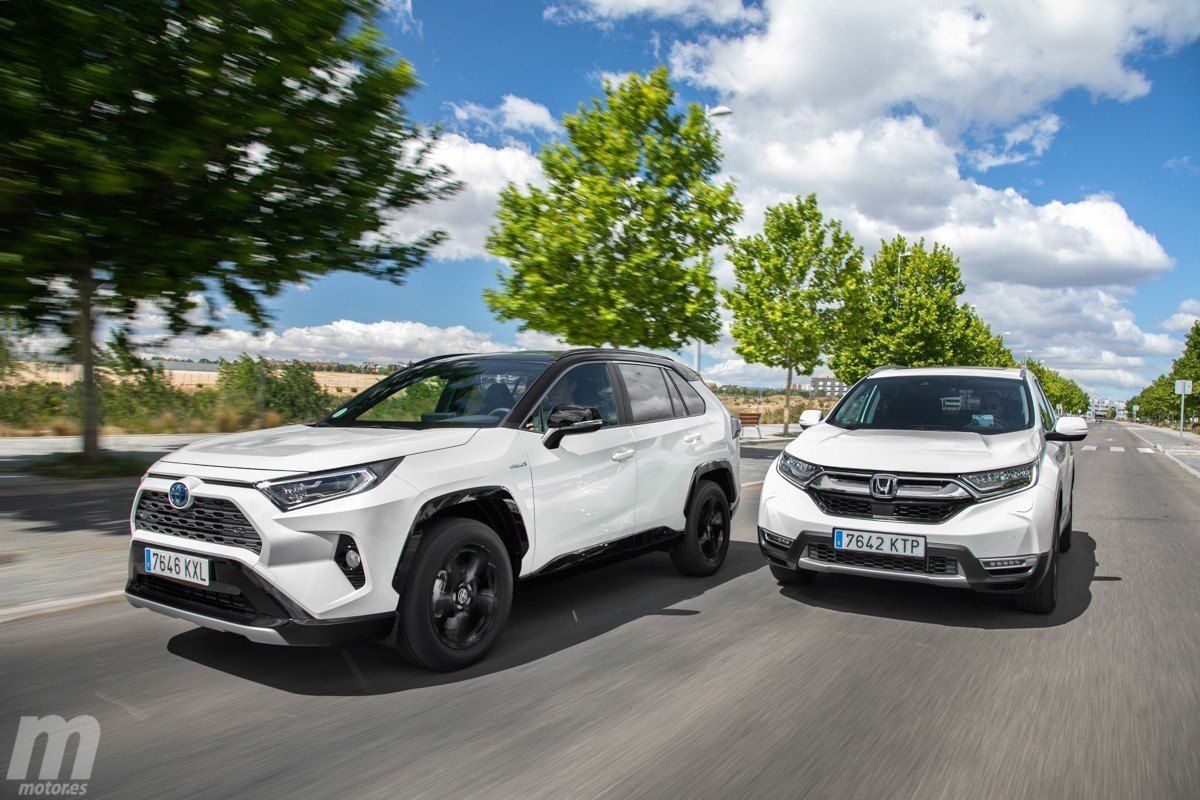 Comparativa Honda CR-V Hybrid vs Toyota RAV4 Hybrid, separados al nacer (con vídeo)