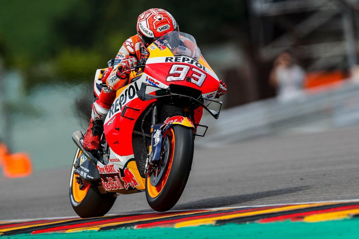 Décima pole consecutiva de Marc Márquez en Sachsenring