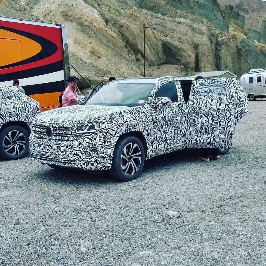 Primer vistazo al interior de los prototipos del Volkswagen Atlas Cross Sport