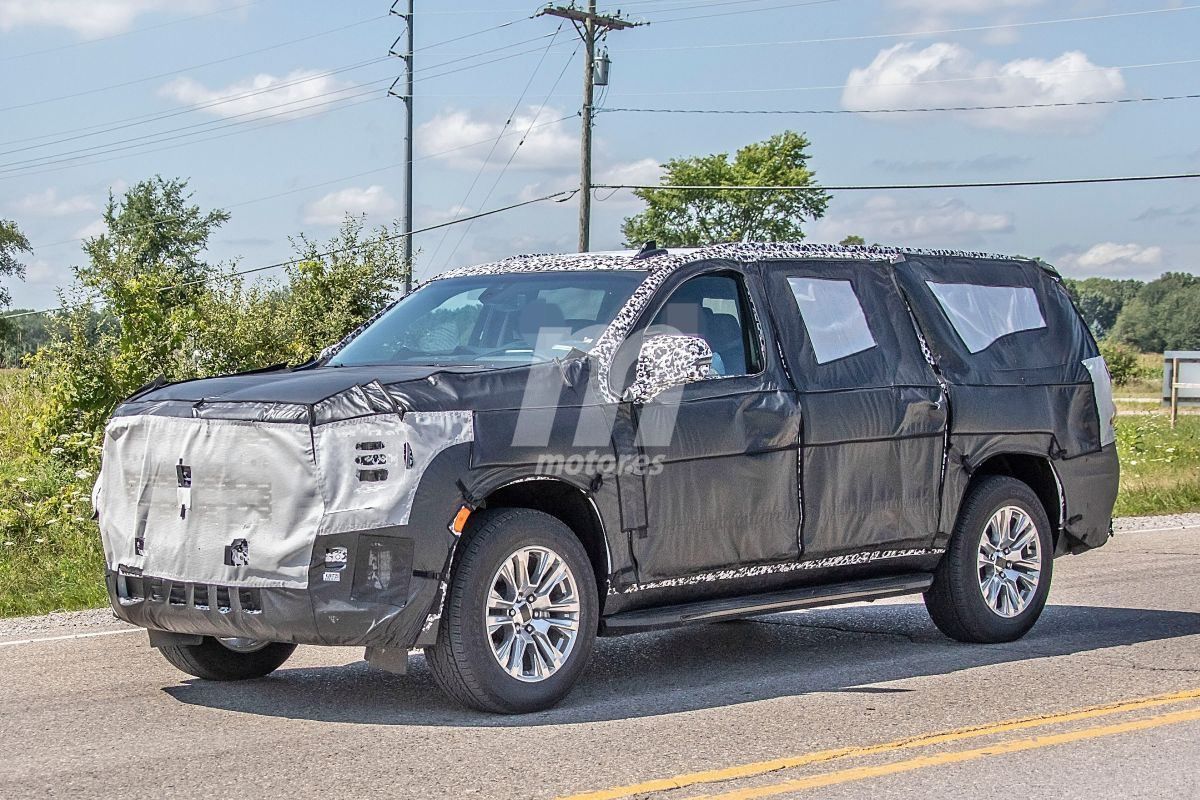 El GMC Yukon XL Denali 2021 cazado en su configuración definitiva