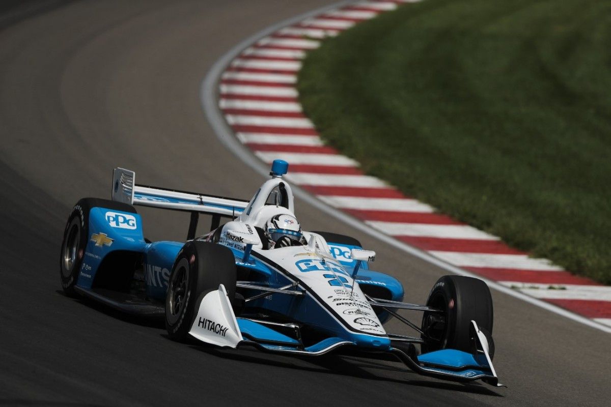 Josef Newgarden logra una pole vital en Gateway sobre un gran Bourdais