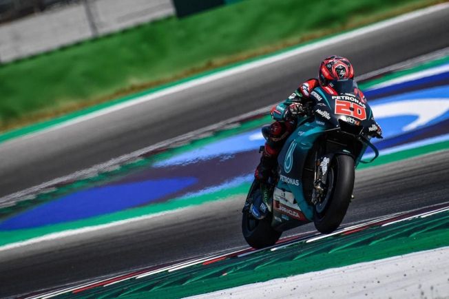 Fabio Quartararo lleva la voz cantante en el test de MotoGP en Misano