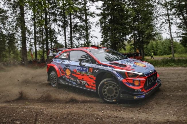 Ott Tänak saca músculo en el shakedown de Finlandia