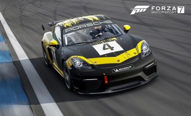 Porsche 718 Cayman GT4 Clubsport en Forza Motorsport 7