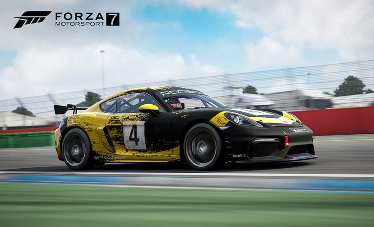 El Porsche 718 Cayman GT4 Clubsport irrumpe en Forza Motorsport 7