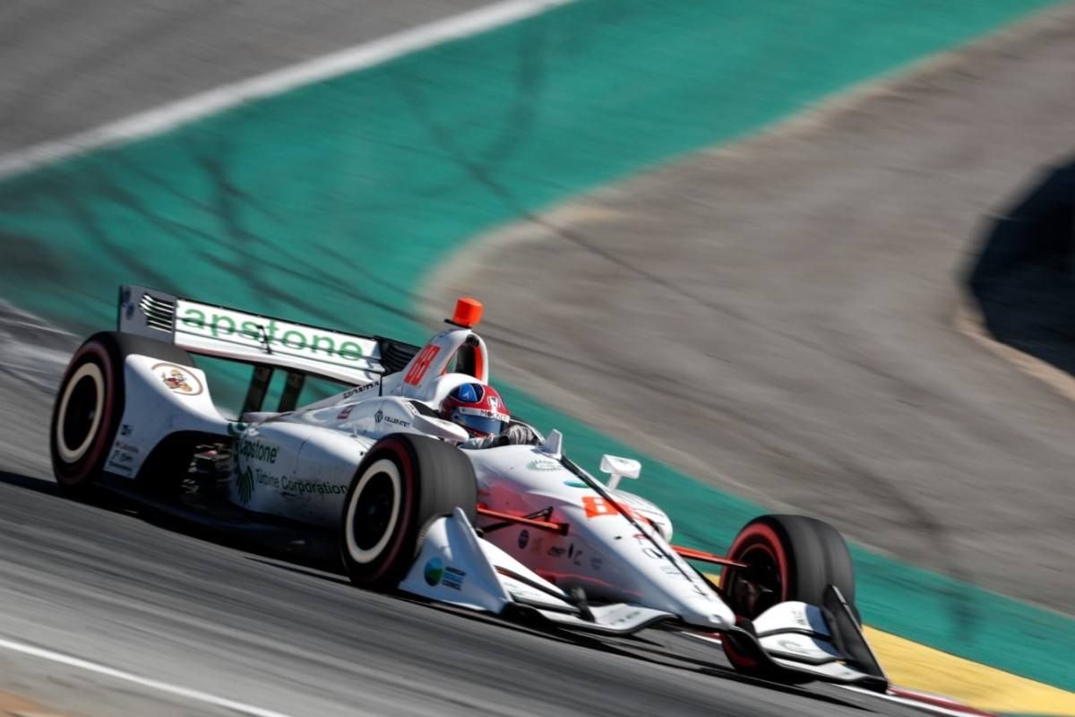 Colton Herta logra en Laguna Seca su segunda pole ante Dixon y Rossi