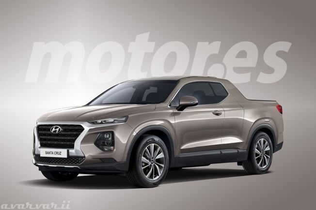 Recreación del Hyundai Santa Cruz