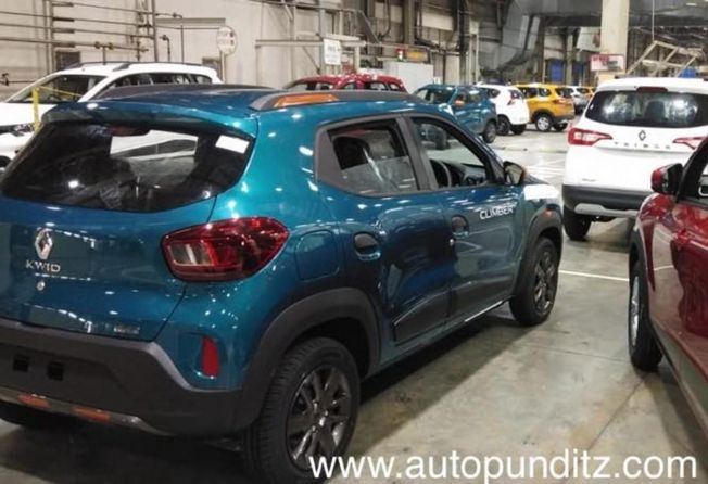 Renault Kwid 2020 - foto espía posterior