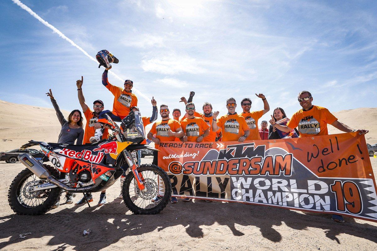 Sam Sunderland gana la Copa del Mundo FIM de Rallies Cross-Country