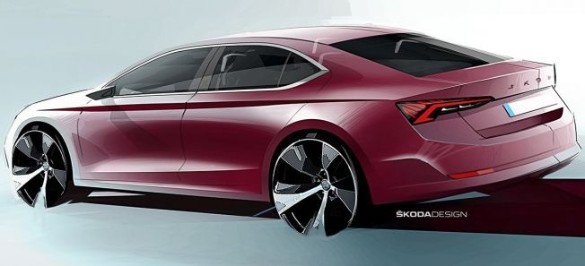 Skoda Octavia 2020 - boceto