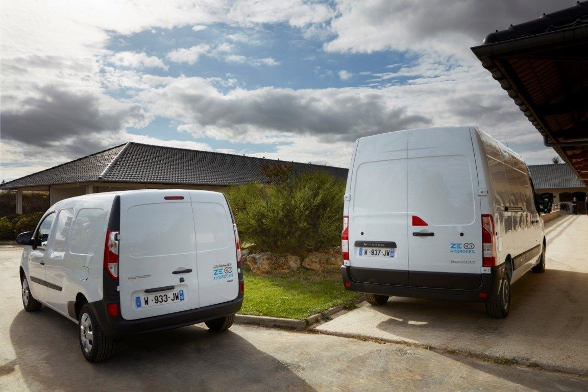 El hidrógeno se estrena en los comerciales eléctricos Renault Kangoo ZE y Master ZE