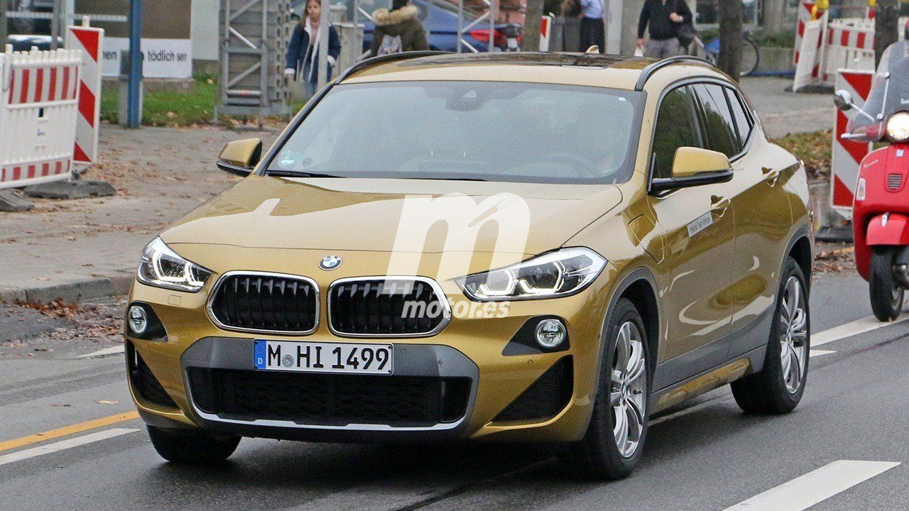 El nuevo BMW X2 híbrido enchufable al descubierto en estas fotos espía