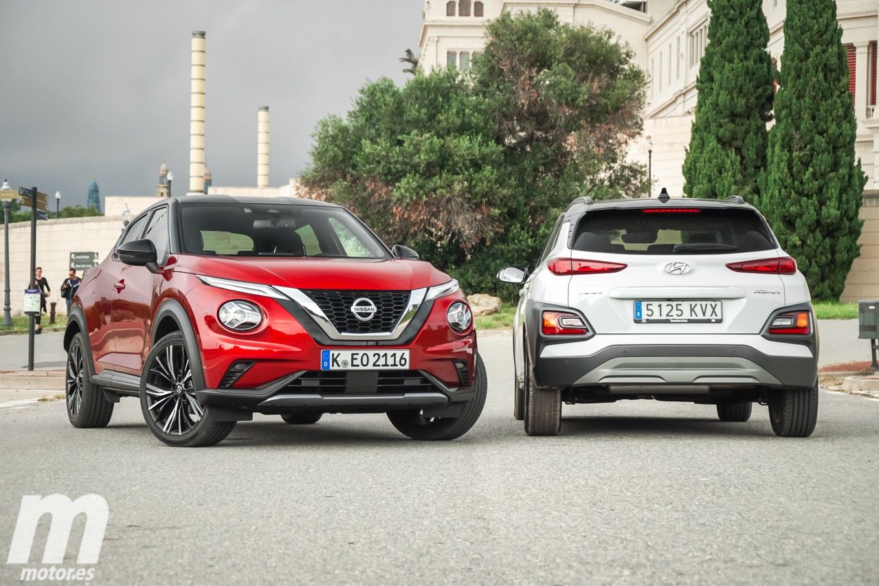 Comparativa Nissan Juke 2020 vs Hyundai KONA (Con vídeo)