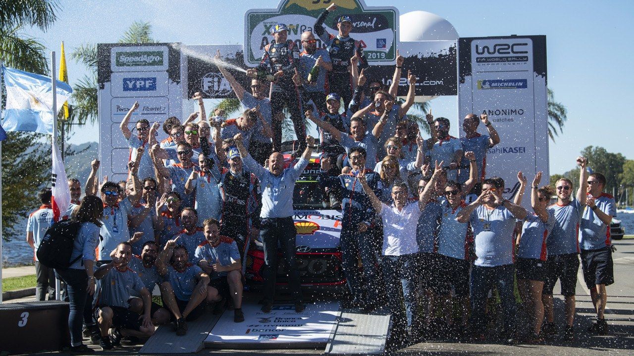 Hyundai Motorsport logra su primer título de constructores del WRC