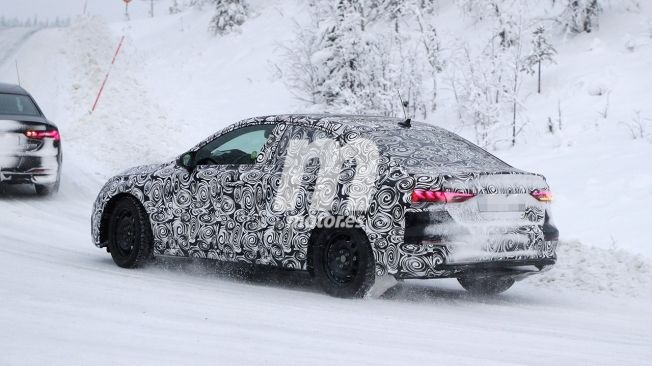 Audi A3 Sedán 2020 - foto espía posterior