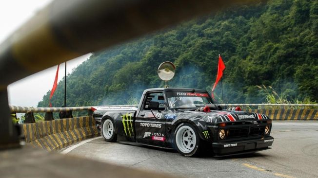 Tianmen acoge la segunda Climbkhana de Ken Block