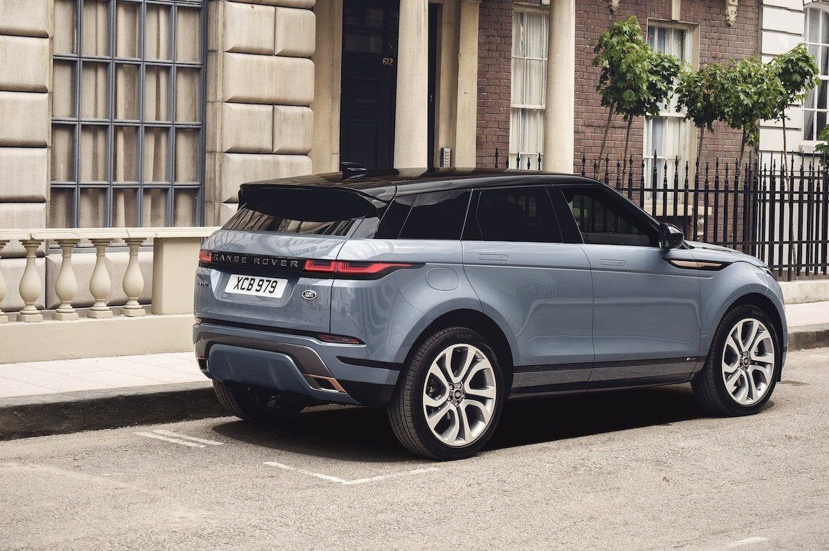 Reino Unido - Octubre 2019: El Range Rover evoque sube al top 10