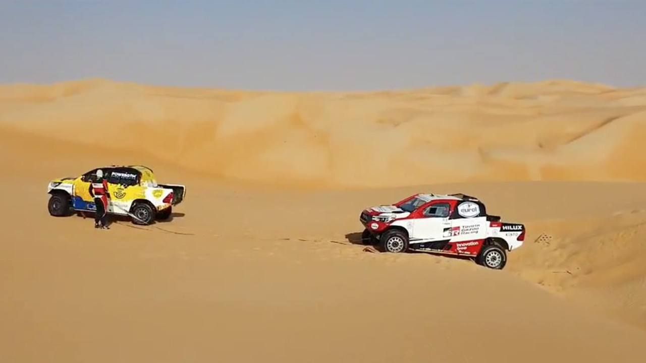 Pequeño accidente de Fernando Alonso en su test en Abu Dhabi