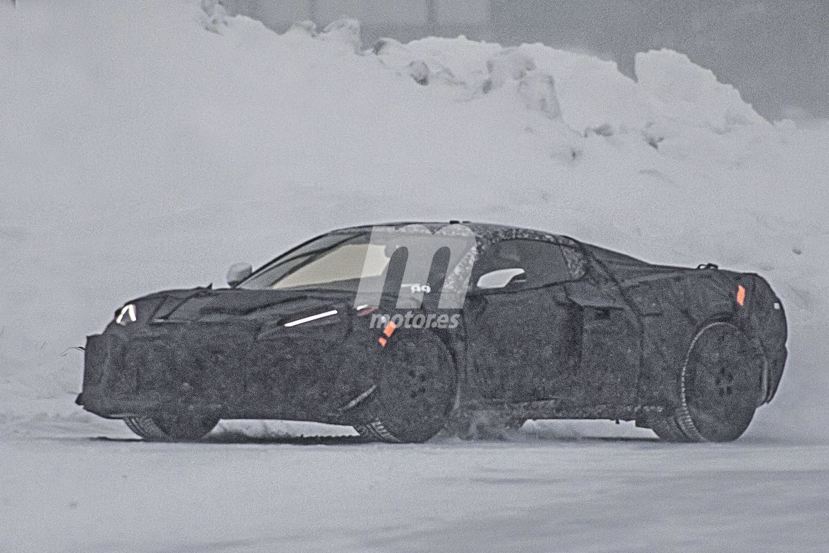 Cazada la primera versión potenciada del Chevrolet Corvette C8