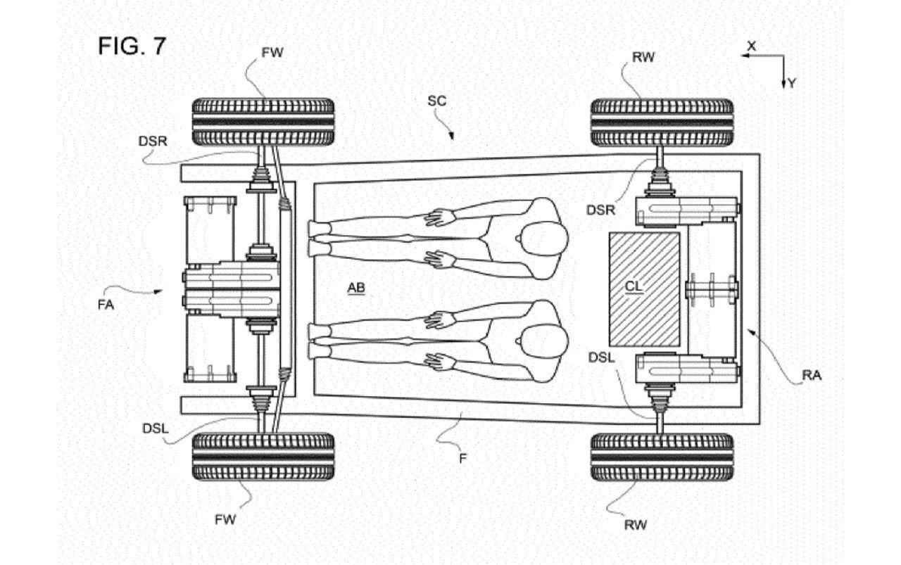 Las primeras patentes de Ferrari de su futuro deportivo eléctrico